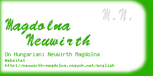 magdolna neuwirth business card